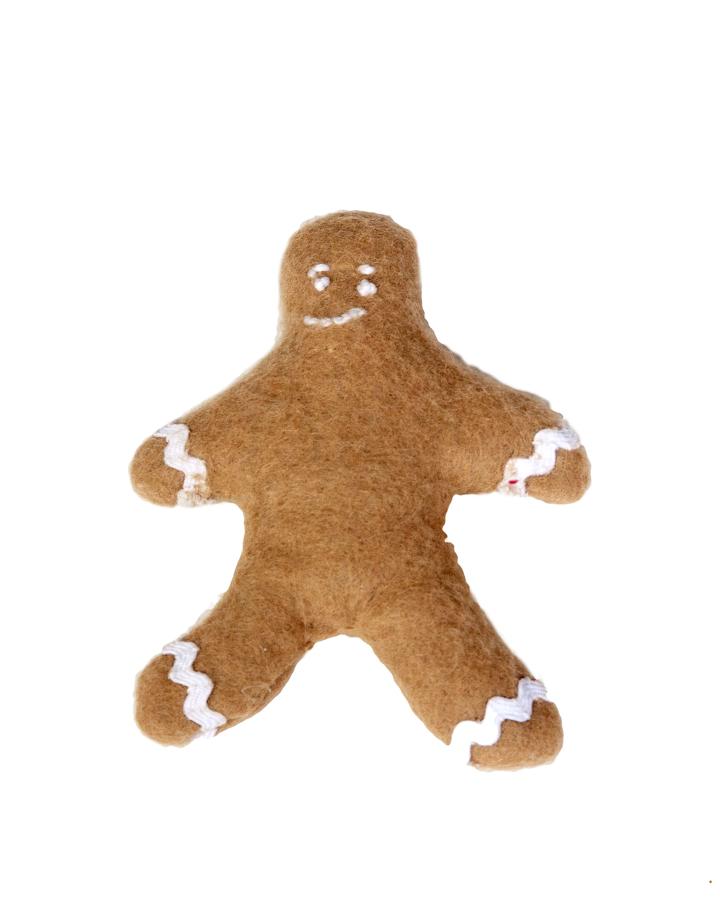 Yummy Gingerbread boy catnip toy
