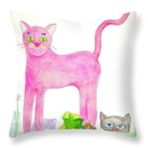 P ink ee throw pillow