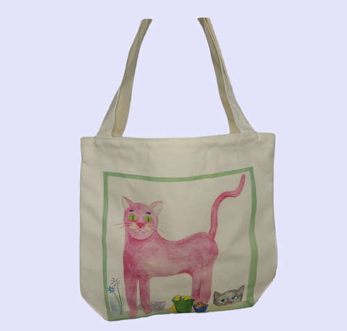 P ink ee Cotton Canvas Tote
