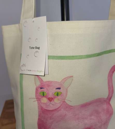 P ink ee Cotton Canvas Tote